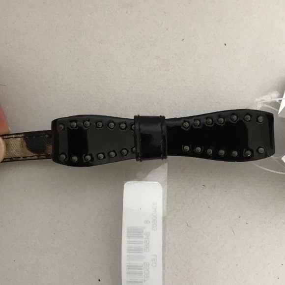 Jessica Simpson Leopard Bow and Rivet belt - Picture 6 of 7